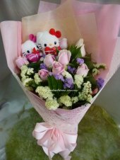 Alove181 (Pink roses & bears)