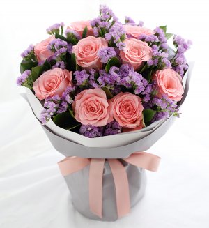 AHB9987 (Pink roses bq)