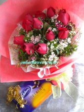 ALove248 (Red roses & choco)