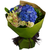 AHM546 - Hydrangea & eustomas