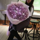 AHB9630 - Baby breath & cotton flowers