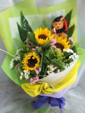 BB476 (Sunflowers & bear)